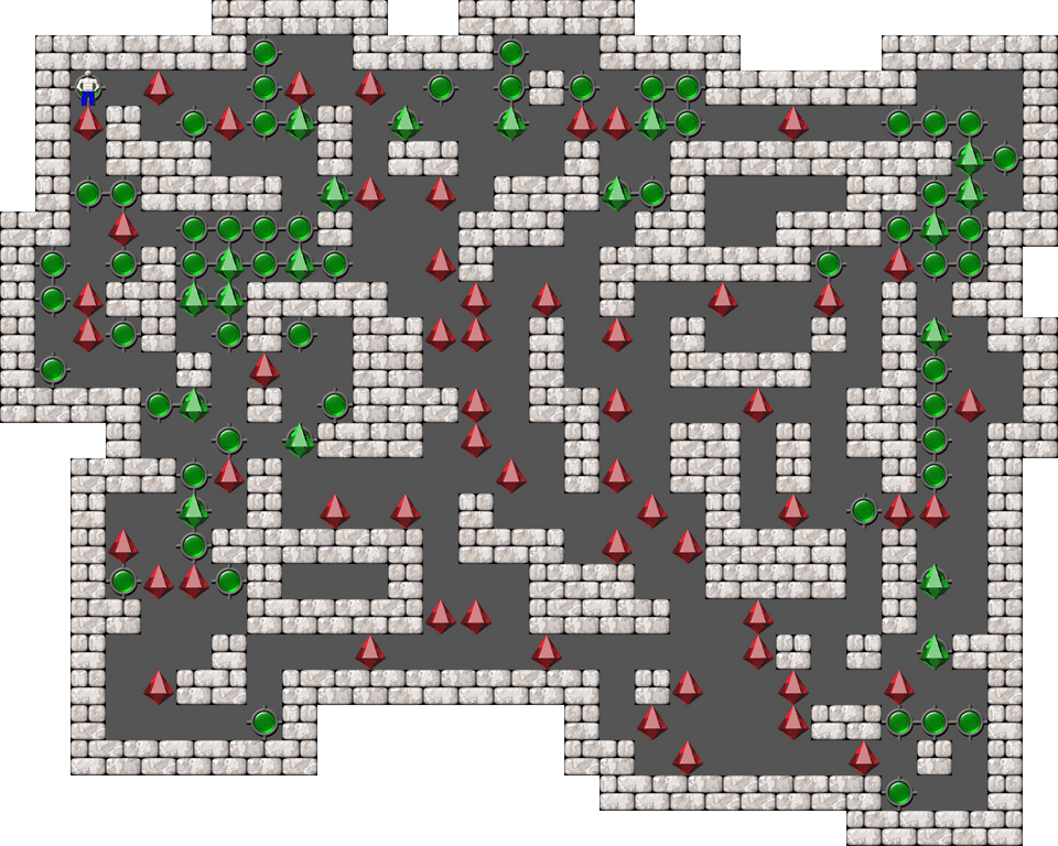 Sokoban Mass Remodel level 1199